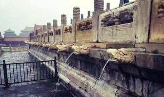 故宫九龙吐水景观再现 故宫九龙吐水景观再现